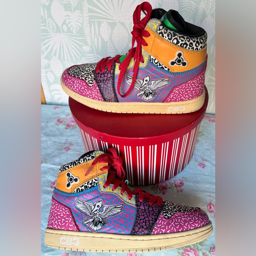Chemical Baby Sneakers High Top 2022 Limited 1st Edition multicolors Size 7 - Picture 5 of 13